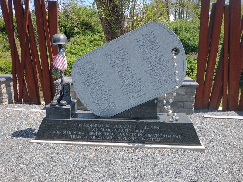 Clark County Vietnam War Memorial image. Click for full size.