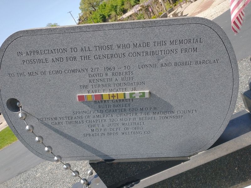 Clark County Vietnam War Memorial image. Click for full size.