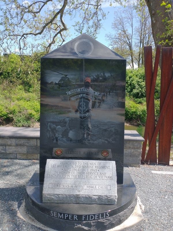 First Battalion Third Marines Memorial. Click for full size. First Battalion Third Marines Memorial image. Click for full size.