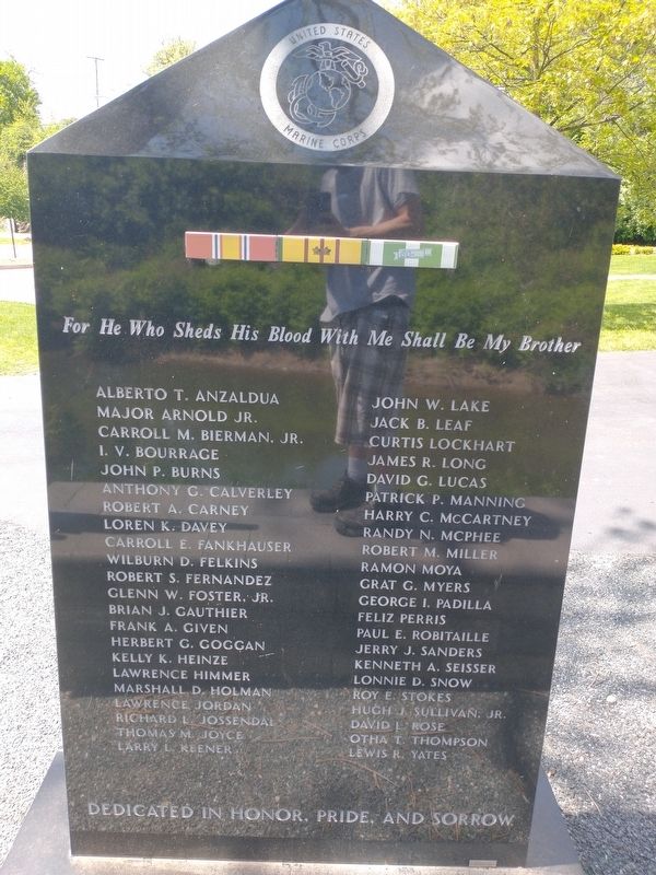 First Battalion Third Marines Memorial image. Click for full size.