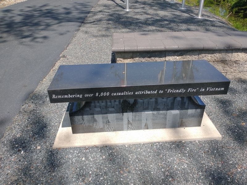 Vietnam Memorial Bench Marker. Click for full size. Vietnam Memorial Bench Marker image. Click for full size.
