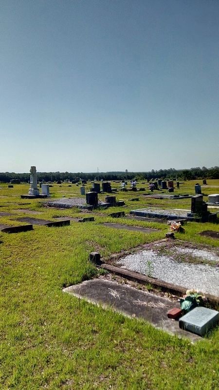 Countyline Missionary Baptist Church cemetery. image. Click for full size.