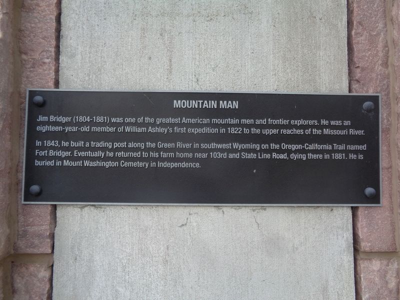 Jim Bridger Marker image. Click for full size.