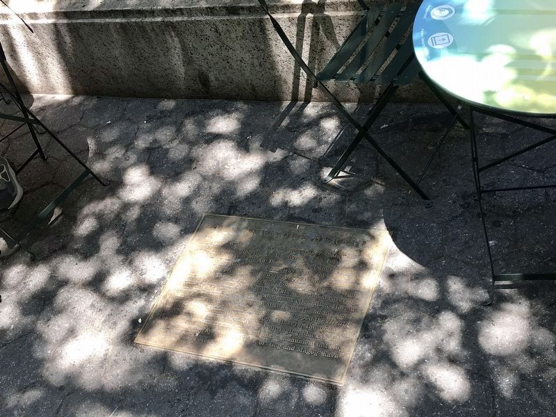 New York Herald Marker. Click for full size. New York Herald Marker image. Click for full size.