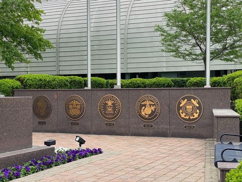 Flat Rock Veterans Memorial image. Click for full size.