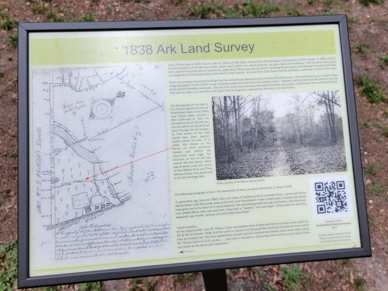 1838 Ark Land Survey Marker image. Click for full size.