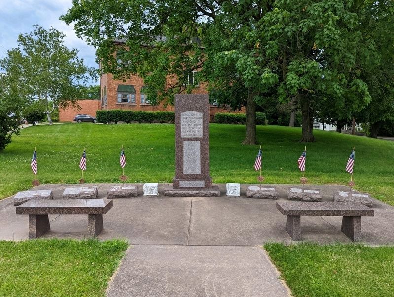 Wampum Veteran's Memorial image. Click for full size.