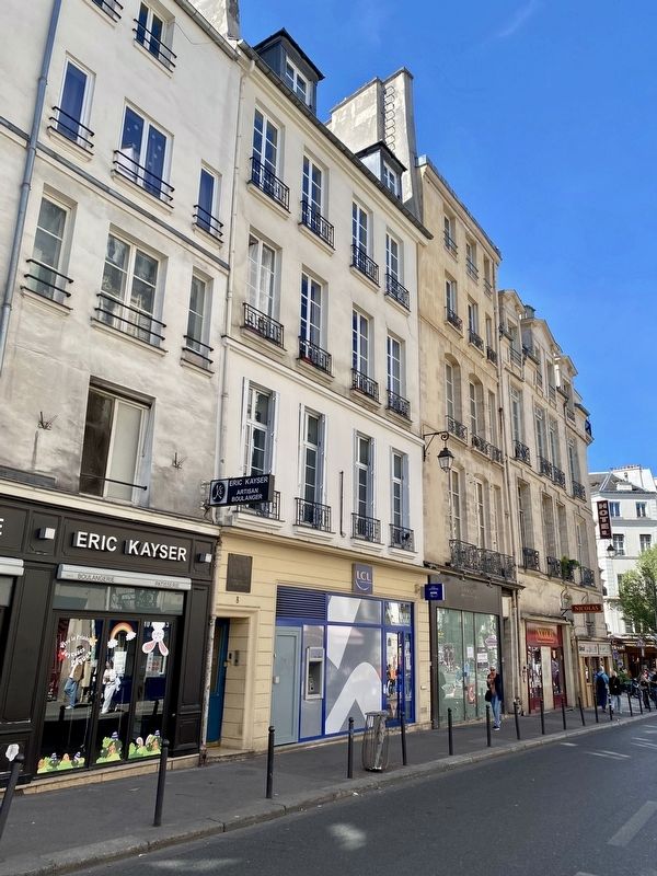 Restaurant Dagneau Marker - wide view image. Click for full size.