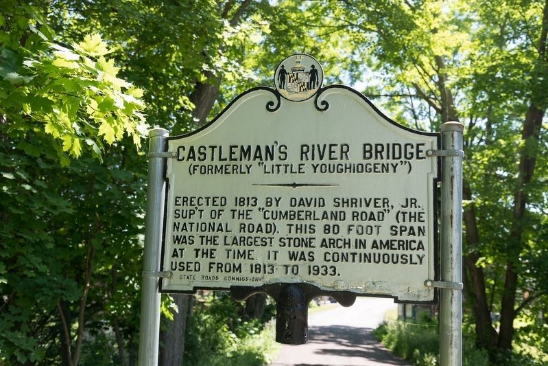 “Castleman’s River Bridge” Side of Marker. Click for full size. “Castleman’s River Bridge” Side of Marker image. Click for full size.