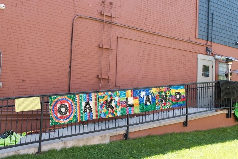 Bottle Cap Mosaic and Marker image. Click for full size.