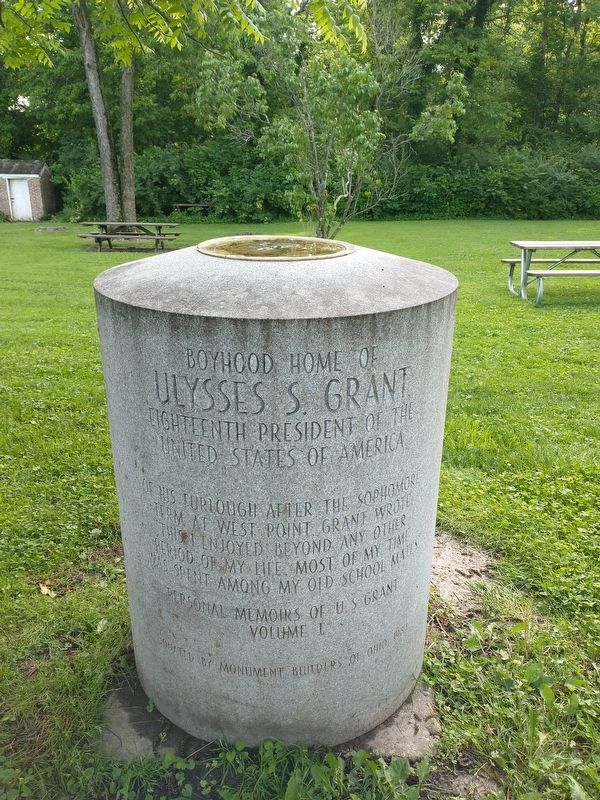 Boyhood Home of Ulysses S. Grant Marker. Click for full size. Boyhood Home of Ulysses S. Grant Marker image. Click for full size.