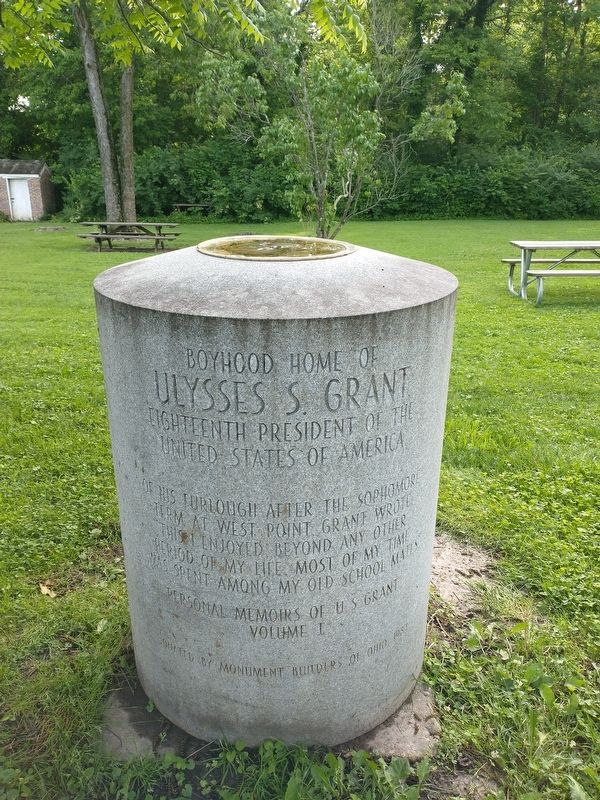 Boyhood Home of Ulysses S. Grant Marker image. Click for full size.