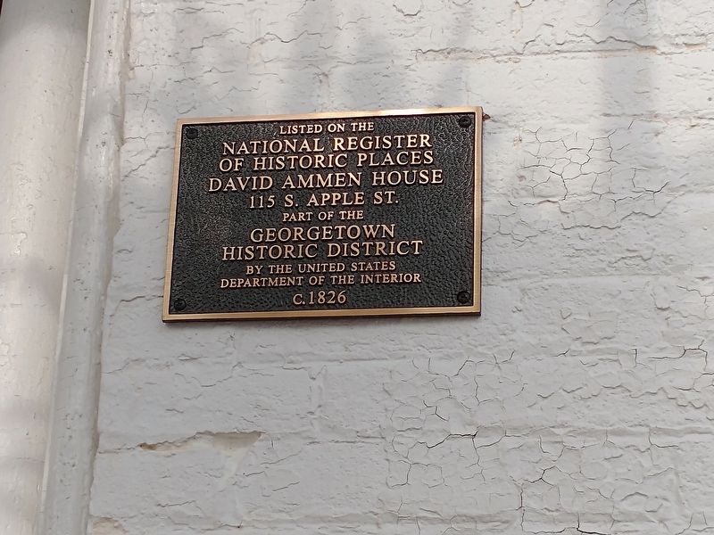 The Davis Ammen House Marker image. Click for full size.