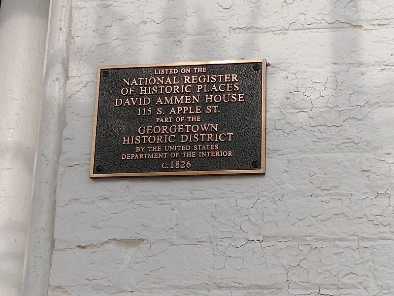 The Davis Ammen House Marker. Click for full size. The Davis Ammen House Marker image. Click for full size.