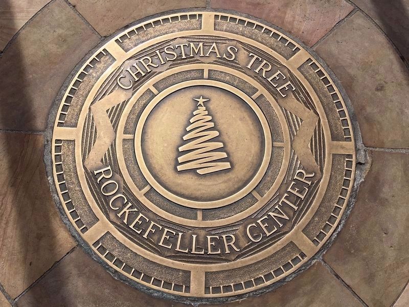 Rockefeller Center Christmas Tree marker image. Click for full size.