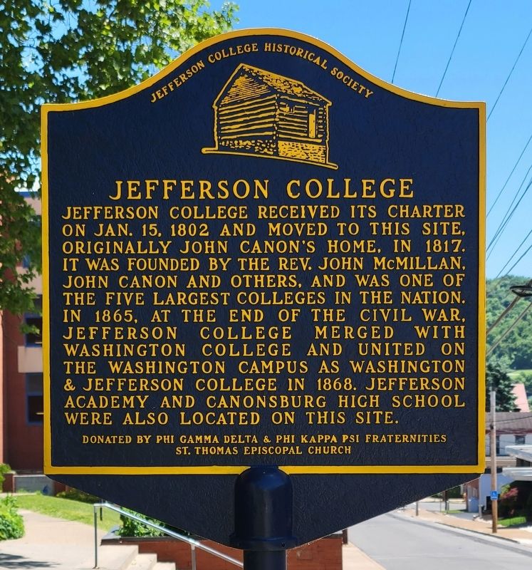 Jefferson College Marker image. Click for full size.