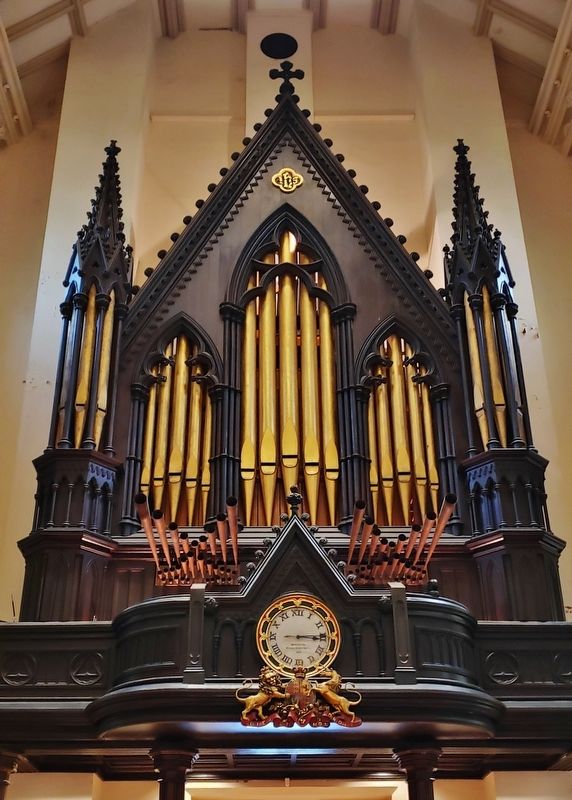 St. James' Cathedral (<i>pipe organ detail</i>) image. Click for full size.