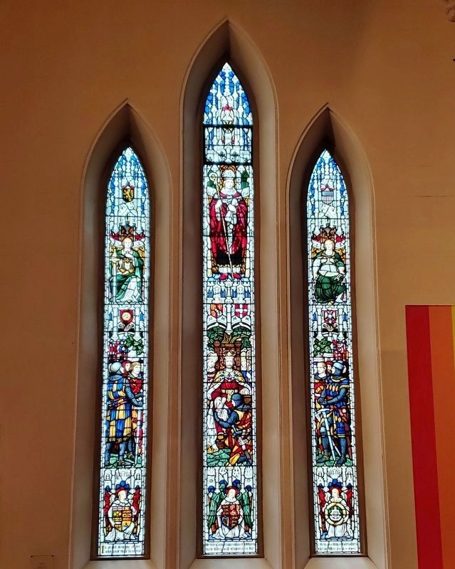 St. James' Cathedral (<i>stained glass detail</i>) image. Click for full size.
