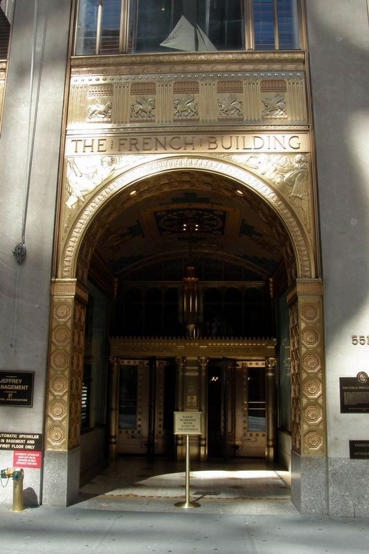 The Fred F. French Building main entrance image. Click for full size.