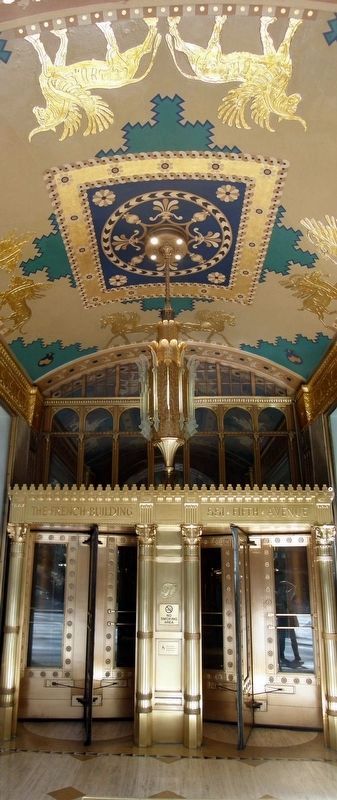 The Fred F. French Building main entrance outer lobby image. Click for full size.