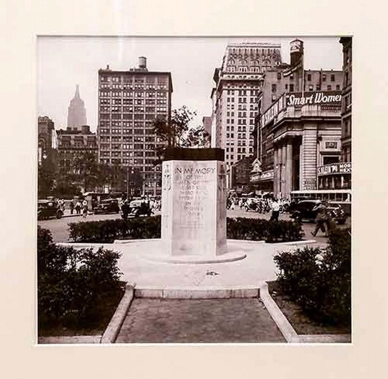 East Side WWI Memorial. Click for full size. East Side WWI Memorial image. Click for full size.