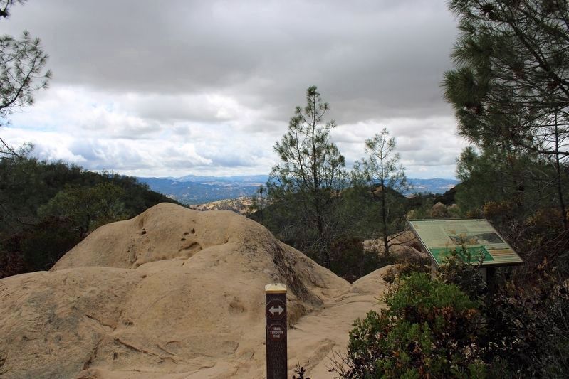 Sentinel Rock Overlook Marker. Click for full size. Sentinel Rock Overlook Marker image. Click for full size.