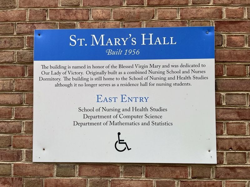 St. Mary's Hall Marker image. Click for full size.