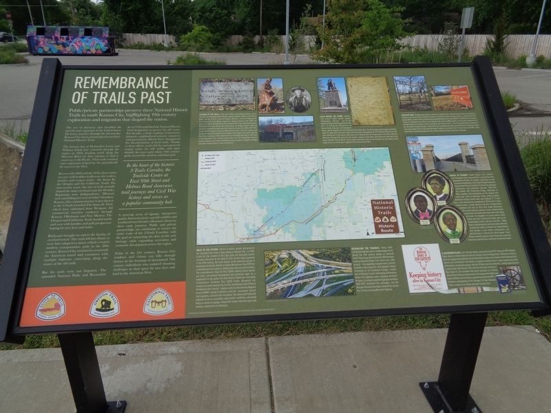 Remembrance of Trails Past Marker image. Click for full size.