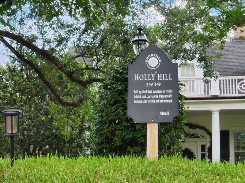 Holly Hill Marker. Click for full size. Holly Hill Marker image. Click for full size.
