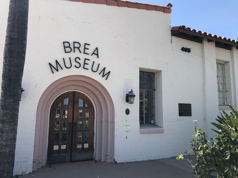 Brea American Legion Building Marker. Click for full size. Brea American Legion Building Marker image. Click for full size.