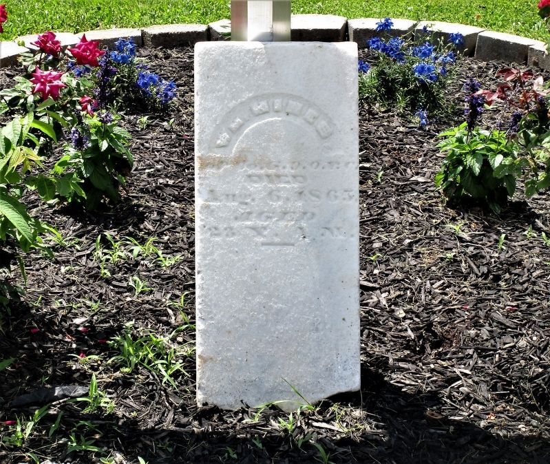 The tombstone in front of the marker. Click for full size. The tombstone in front of the marker image. Click for full size.