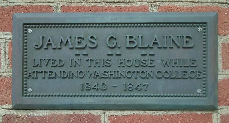 James G. Blaine Marker. Click for full size. James G. Blaine Marker image. Click for full size.