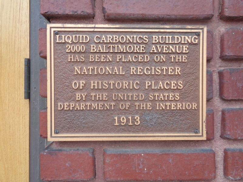 Liquid Carbonics Building Marker image. Click for full size.