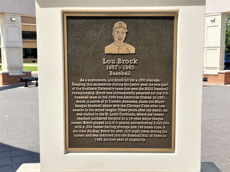 Lou Brock Marker image. Click for full size.