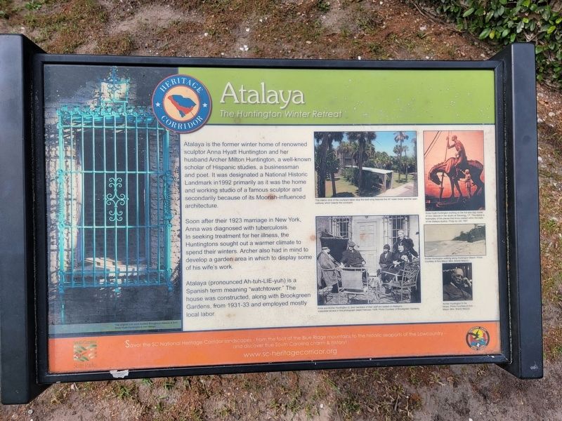 Atalaya Marker. Click for full size. Atalaya Marker image. Click for full size.