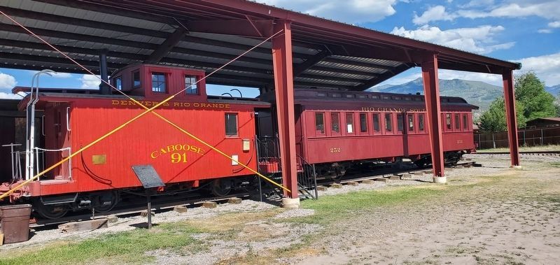 On Display at the Ridgway Railroad Museum. Click for full size. On Display at the Ridgway Railroad Museum image. Click for full size.