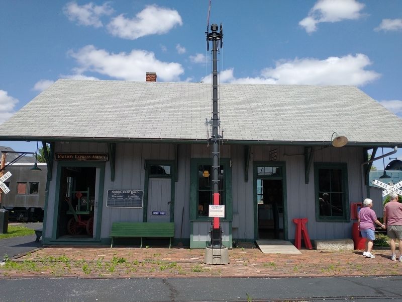 Curtice Depot Marker. Click for full size. Curtice Depot Marker image. Click for full size.