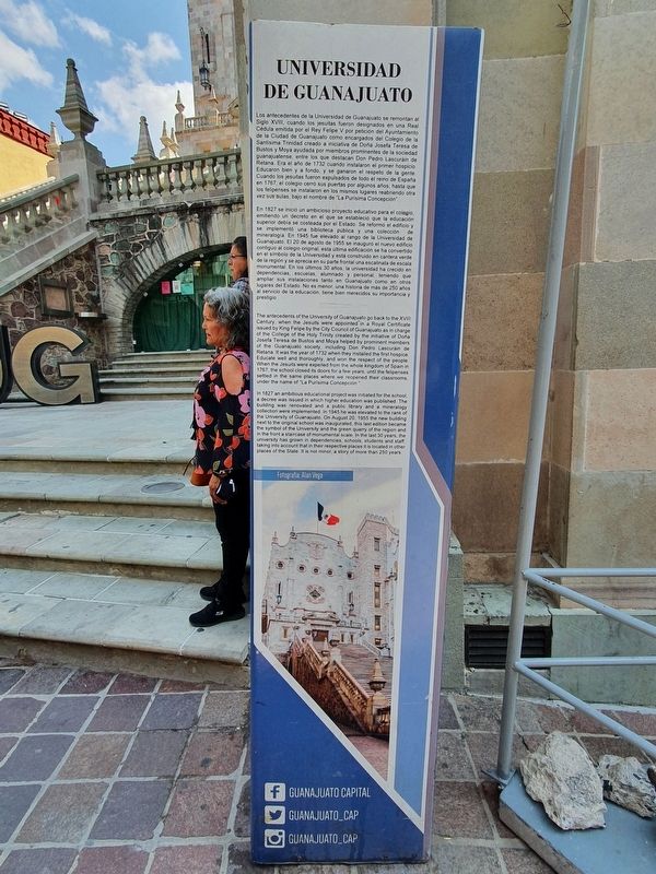 University of Guanajuato Marker image. Click for full size.
