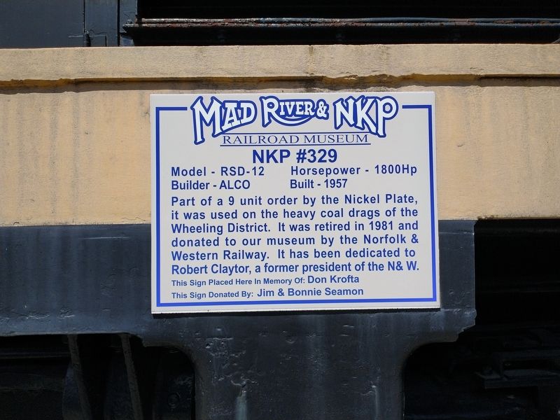 NKP #329 Marker image. Click for full size.