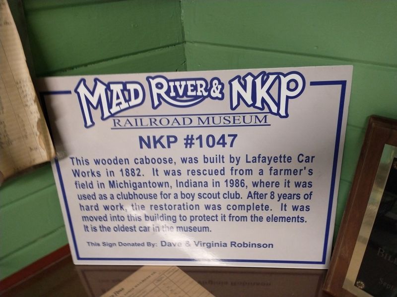 NKP #1047 Marker image. Click for full size.