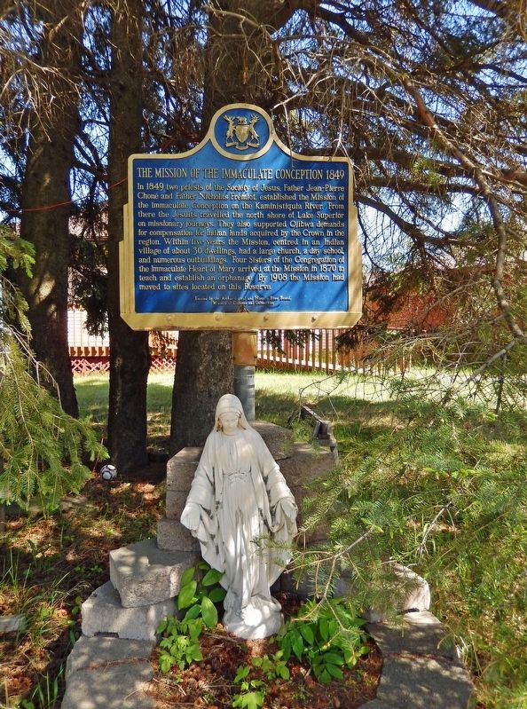 The Mission of the Immaculate Conception 1849 Marker image. Click for full size.