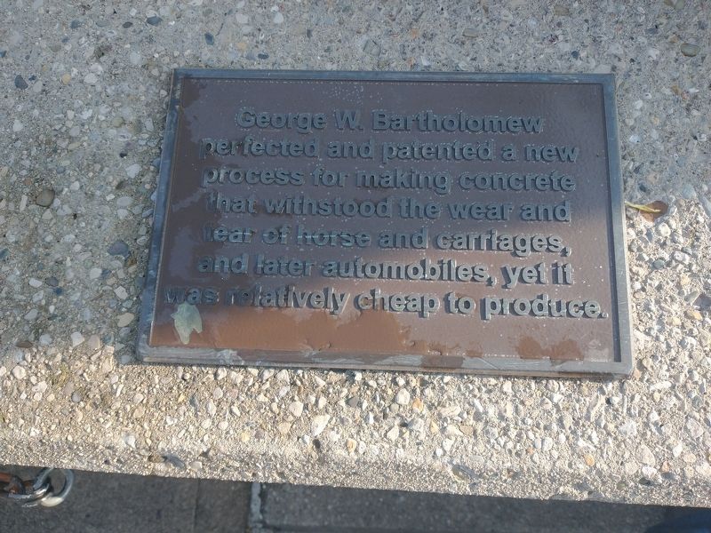 George W. Bartholomew Marker image. Click for full size.