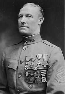 Master Sergeant Samuel Woodfill - WWI Medal of Honor recipient. image. Click for full size.