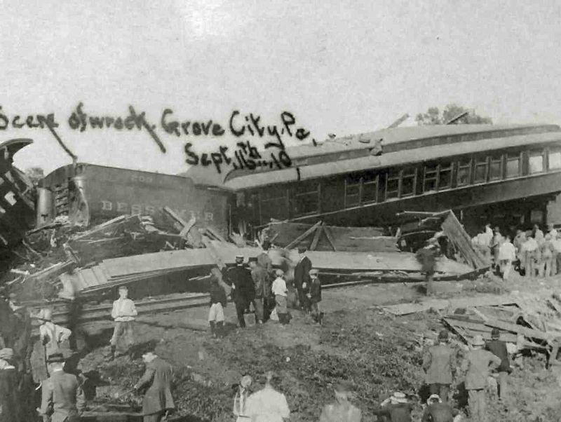 The Great Train Wreck of September 16, 1910. Click for full size. The Great Train Wreck of September 16, 1910 image. Click for full size.
