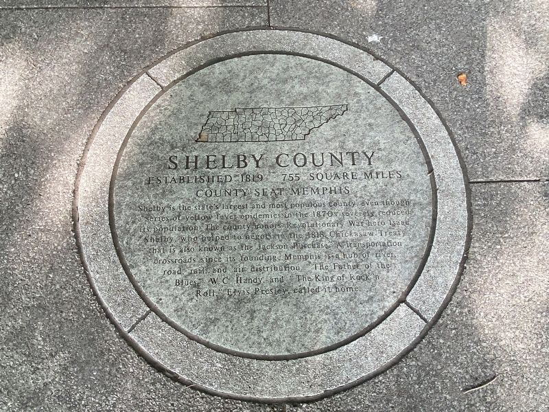 Shelby County Marker. Click for full size. Shelby County Marker image. Click for full size.