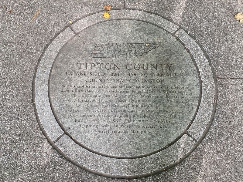 Tipton County Marker image. Click for full size.