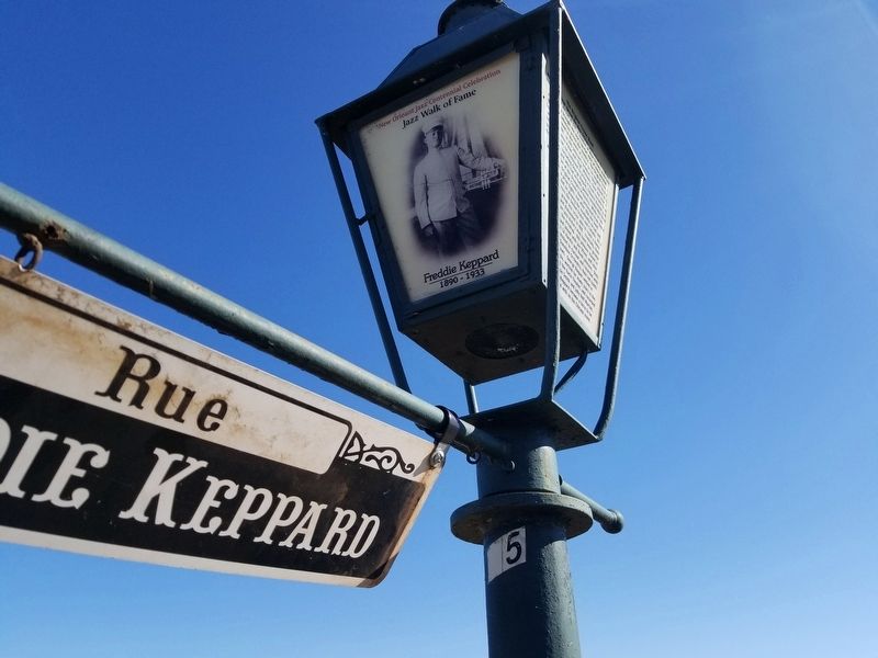 Freddie Keppard Marker. Click for full size. Freddie Keppard Marker image. Click for full size.