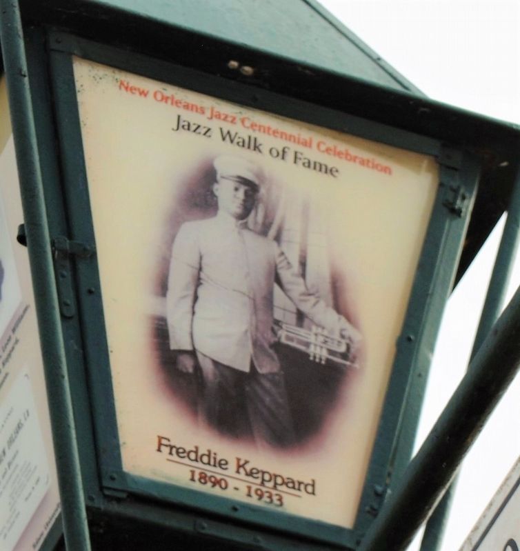 Freddie Keppard Marker. Click for full size. Freddie Keppard Marker image. Click for full size.