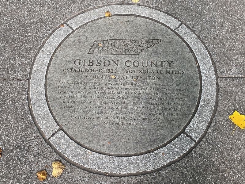 Gibson County Marker image. Click for full size.