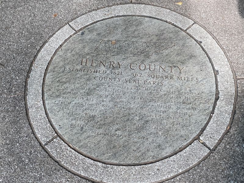 Henry County Marker image. Click for full size.
